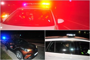 Reidas Vilniuje: beteisis su „City Bee“ spruko nuo policijos, tačiau toli nenuvažiavo