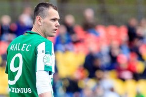 Vilniaus „Žalgirio“ puolėjas T. Malecas supranta, kad klysti A lygoje nebegalima