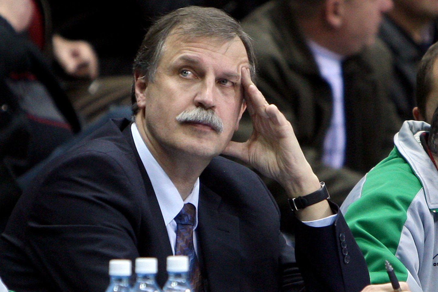 Buvęs Lietuvos krepšinio federacijos prezidentas Algimantas Pavilonis <br>G.Šiupario nuotr.