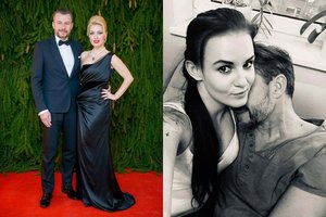 Aprimus skyrybų dramai Sigitas Martinavičius meiliai glaudžiasi prie mylimosios