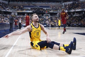 D. Sabonis dėl traumos gali praleisti artimiausias NBA rungtynes