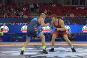 Imtynininkas E. Voitechovskis pasaulio čempionate iškovojo vieną pergalę