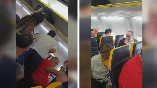 „Ryanair“ keleivio elgesys peržengė ribas – incidentu susirūpino net politikai