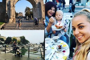 Po šeimos dramos Eglė Straleckaitė su dukra stiprybės sėmėsi Italijoje