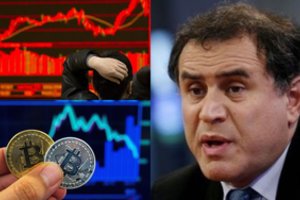 Krizę išpranašavęs ekonomistas N. Roubini: „Kriptovaliutos tuoj patirs apokalipsę“