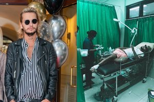 Balyje žvaigždžių fotografas Lukas Gricius padarė avariją: atsipirko 21 siūle