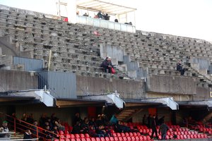 Kaune pradėtos griauti S. Dariaus ir S. Girėno tribūnos