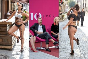 R. Kalinkinas apie apkūnių moterų fotosesiją: „Jei pusnuogė stovėtų 34 dydžio manekenė, visi plotų atsistoję“