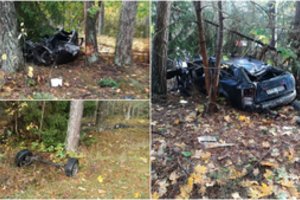 Tragedija prie Šventosios: šalia nuo kelio nulėkusio automobilio rastas vaikino kūnas