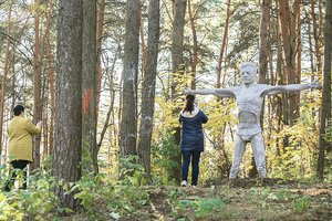 Jei į parką užklysta girtuokliai, narkomanai, vagys, kodėl vaikai turėtų išsigąsti skulptūrų