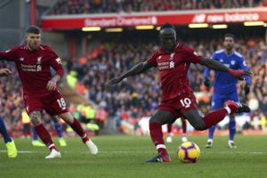 Anglijos čempionate „Liverpool“ pasismagino keturiais įvarčiais