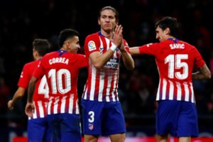 Madrido „Atletico“ užsiropštė į pirmąją vietą Ispanijos lygoje