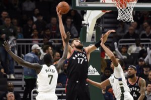 Puiki J. Valančiūno ir „Raptors“ serija nutrūko: atsimušė į nenugalėtą Milvokio ekipą