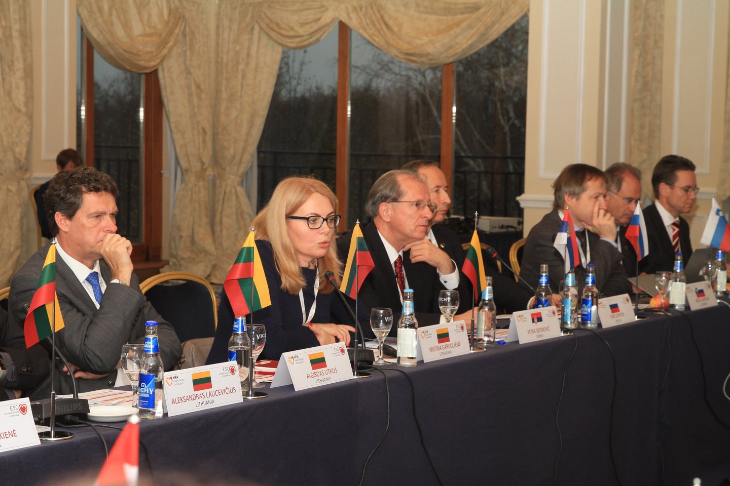   Savaitgalį Vilniuje vykusio aukščiausio lygio Europos Nacionalinių širdies asociacijų atstovų susitikimo akimirkos.