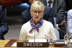 Švedija gali organizuoti Jemeno konflikto šalių derybas, sako UR ministrė