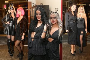 Helovino naktį prabangaus restorano viešnios stebino seksualumu