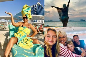 Buvusi Žilvino Žvagulio žmona Regvita Macdonad atostogose skleidė ypatingą žavesį