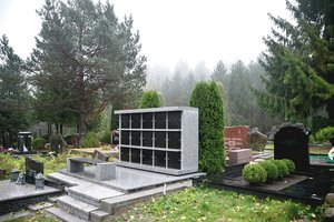 Apsukrus vilnietis uždirbti iš kolumbariumo nespėjo