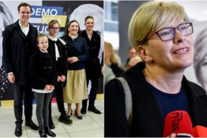 Konservatorių rinkimuose balsavo ir G. Landsbergio sūnus, I. Šimonytė pasisakė apie V. Ušacką