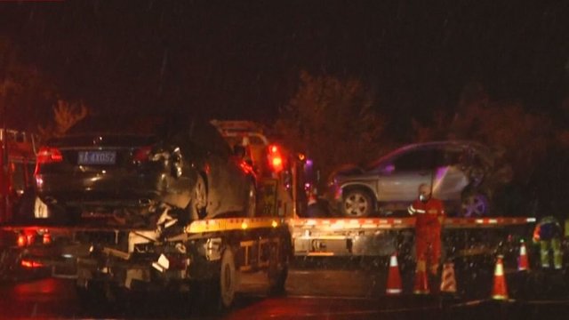 Masinė automobilių avarija pareikalavo 15 žmonių gyvybių