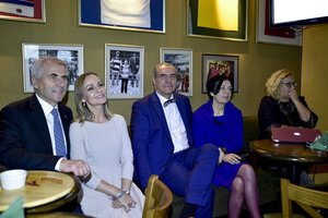 Vygaudo Ušacko rėmėjai rezultatų laukė atskirame štabe