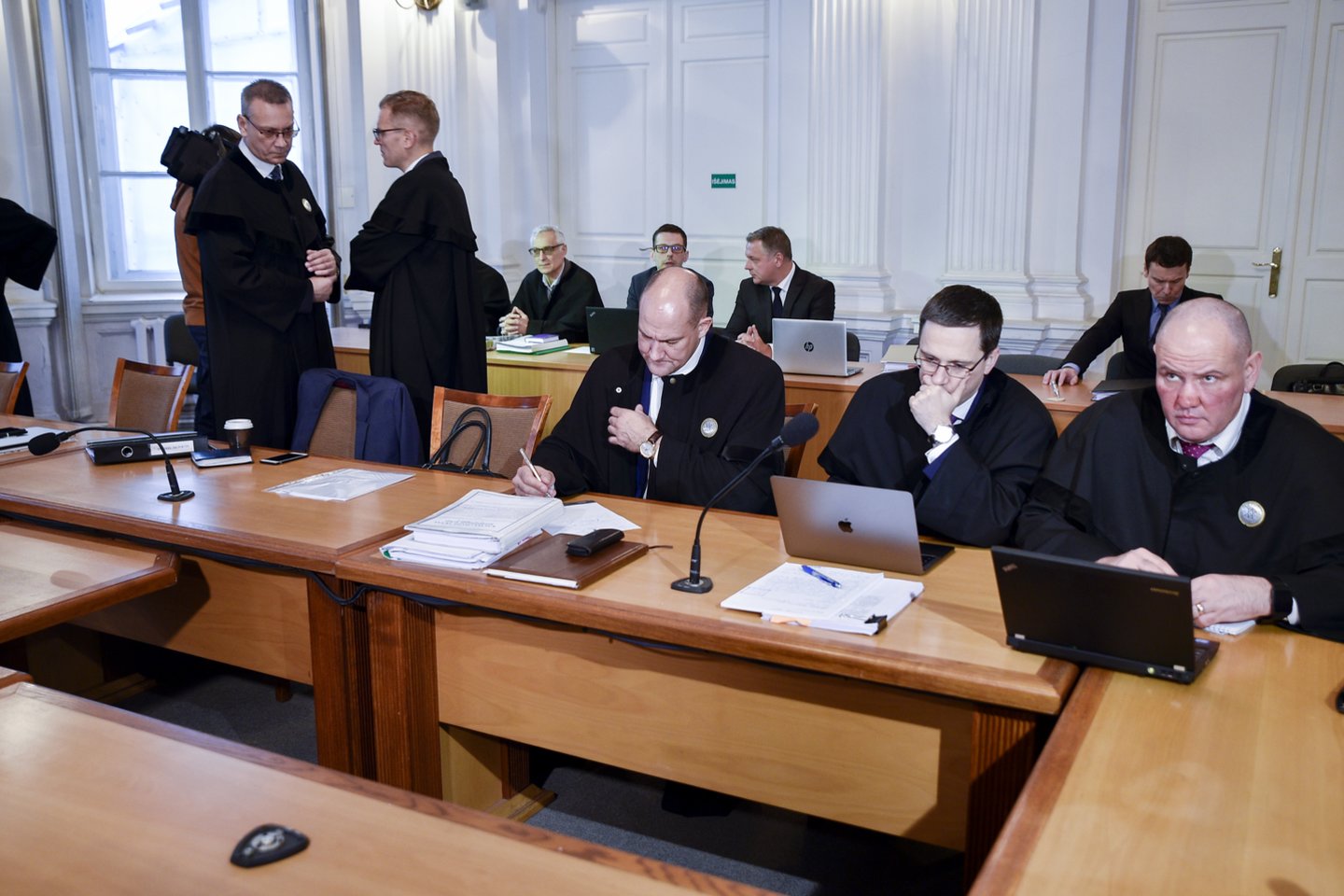  Vilniaus apygardos teisme pirmadienį buvo tęsiama politinės korupcijos byla.<br> V.Ščiavinsko nuotr.