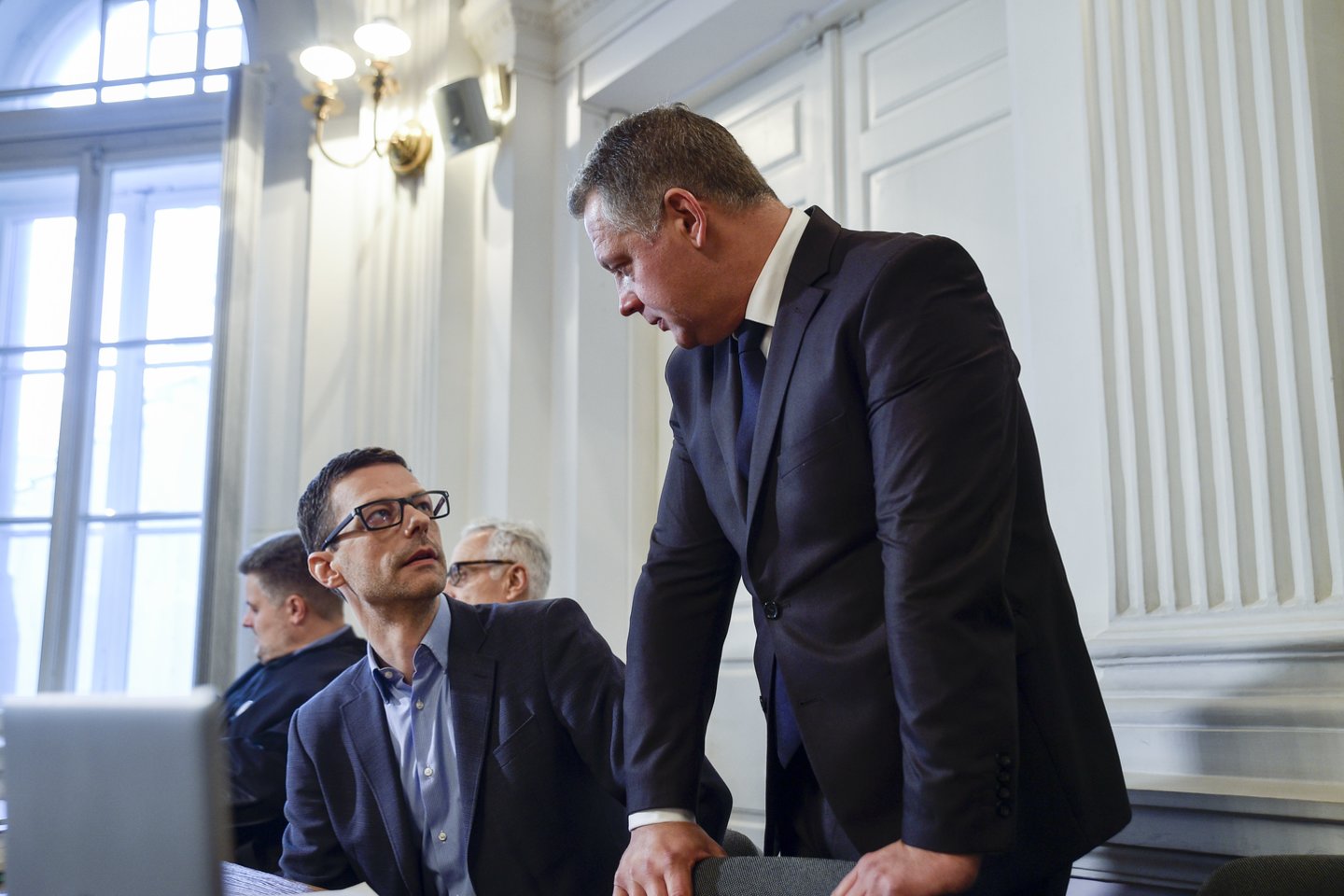  Vilniaus apygardos teisme pirmadienį buvo tęsiama politinės korupcijos byla.<br> V.Ščiavinsko nuotr.