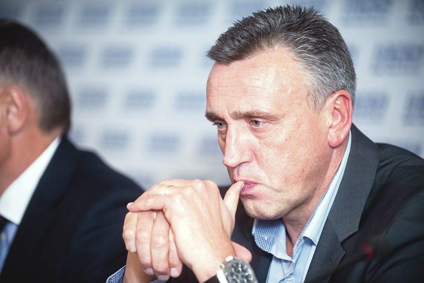 V.Ivanauskas nusivylęs rinktinės žaidimu.<br> Archyvo nuotr.