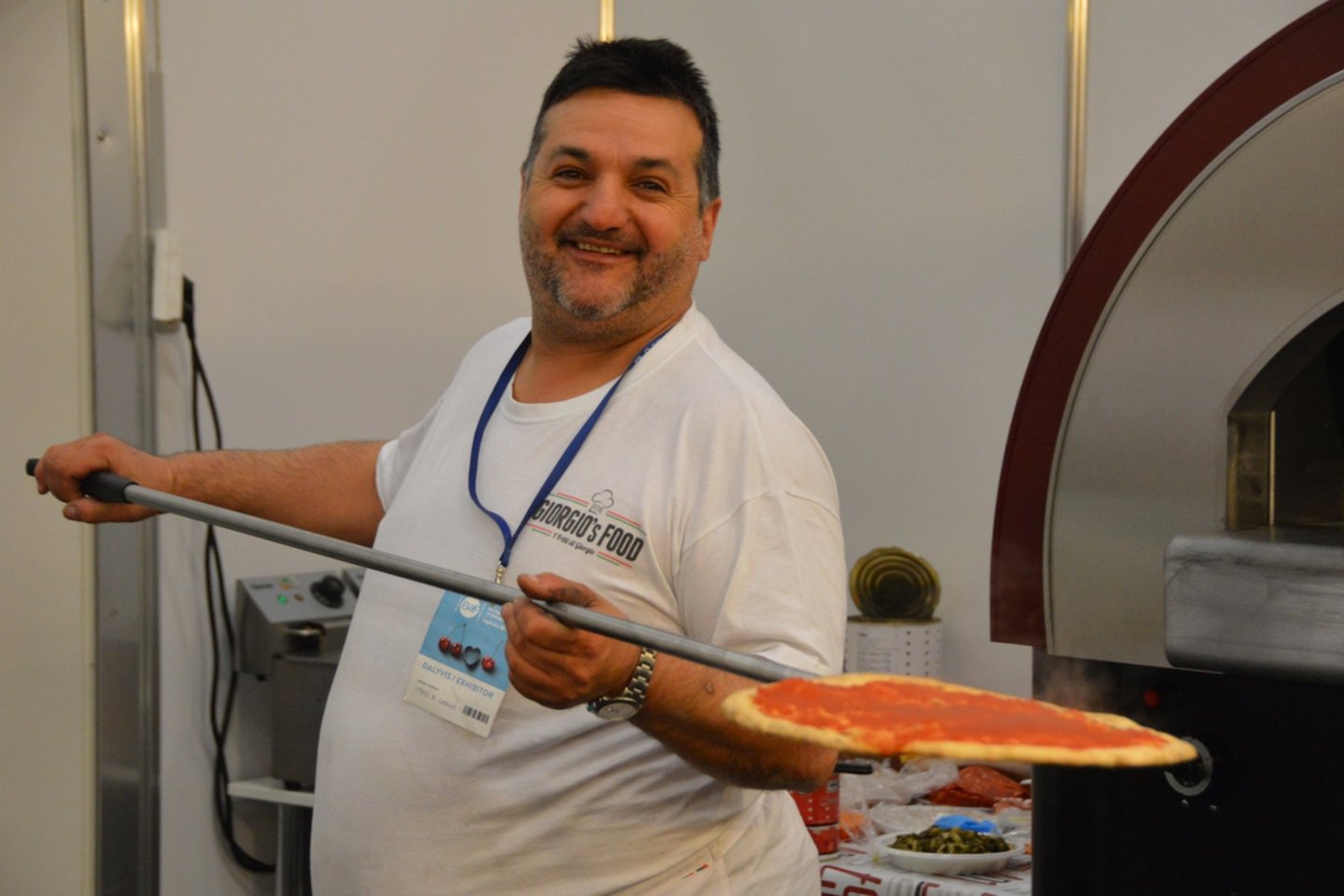  Cassiani Giorgio pristatys ilgo brandinimo picų pagrindus, taip pat pamokys, kaip greitai išsikepti sveiką picą pagal aukščiausius skonio ir sveikatingumo standartus. <br> Organizatorių nuotr.