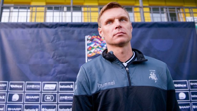 Prie kryžiaus kalamas Lietuvos rinktinės treneris paskelbė žaidėjų sąrašą