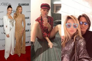 Bellos ir Gigi Hadid šeimą krečia skandalas: tėvas paleistuvavo su į dukras tinkančia lenkaite