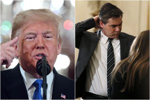 Donaldas Trumpas vėl užsipuolė žurnalistą, o vėliau uždraudė jam lankytis Baltuosiuose rūmuose