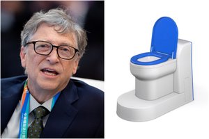 Billas Gatesas padėjo išrasti specialų tualetą. Kuo jis ypatingas?