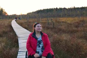 Kaunietė Valentina: įsidarbinti sėdint neįgaliojo vežimėlyje sunku