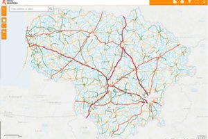 Sukūrė žemėlapį, kuriame vairuotojai galės matyti nuvalytus kelius
