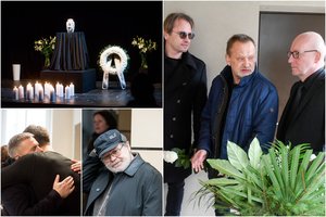 Atsisveikinimas su aktoriumi Arūnu Storpirščiu: Vilniuje bičiuliai ir gerbėjai taria „sudie“