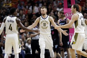 Nesustabdomas D. Sabonis: dar vienas dvigubas dviženklis nukalė „Pacers“ pergalę