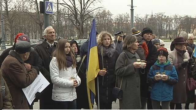 Vilniuje pagerbtas sovietų režimo Ukrainoje sukelto bado aukų atminimas