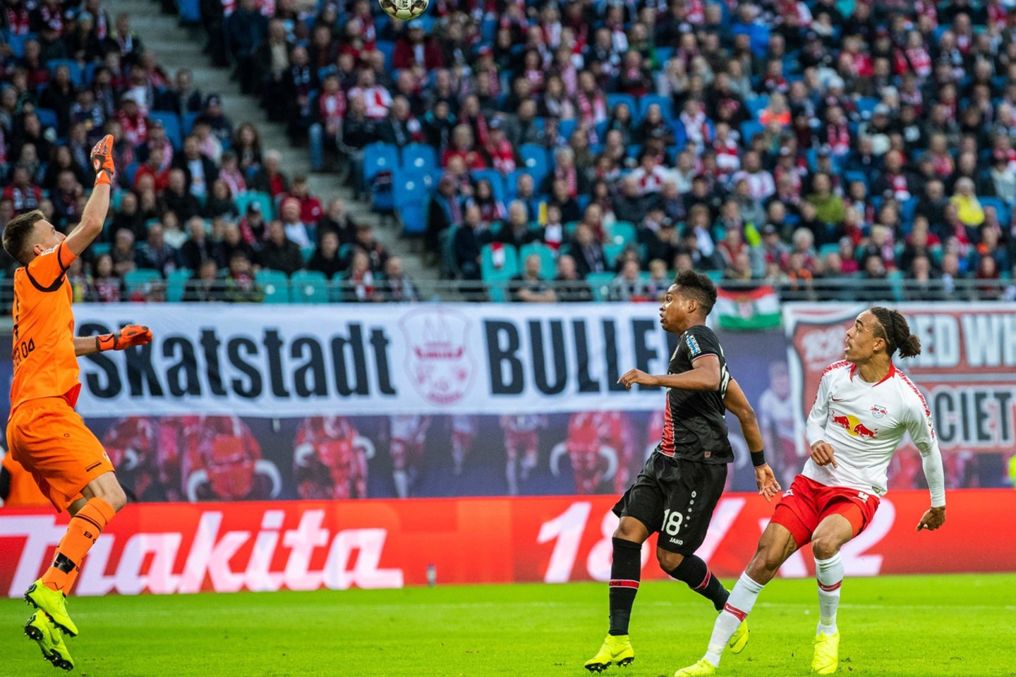 „Leipzig“ klubas po pergalės kyla į trečiąją vietą.<br> AFP/Scanpix nuotr.