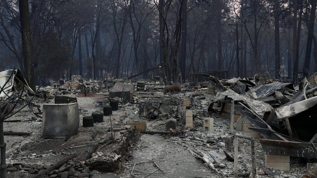 Miško gaisrų aukų skaičius Kalifornijoje padidėjo iki 31