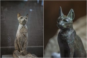 Neįtikėtinas vaizdas: archeologai Egipte rado dešimtis tūkstančių kačių mumijų