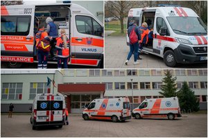 Per dujų ataką sostinės gimnazijoje iš viso nukentėjo 21 moksleivis, ligoninėje liko 11