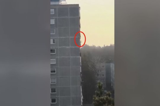 Vilnietis Lazdynų mikrorajone įamžino kvapą gniaužiantį vaizdą ir laimėjo 100 eurų!