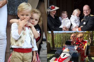 Monako princesė Charlene pasidalijo užburiančiomis dvynukų nuotraukomis