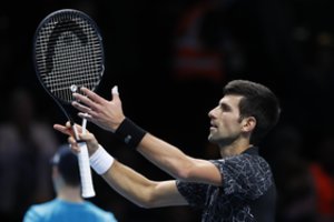 Baigiamajame ATP turnyre N. Džokovičius lengvai susitvarkė su A. Zverevu