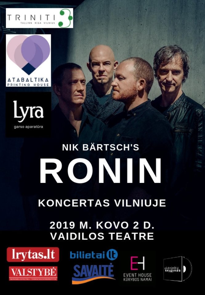  Džiazo grupė „Nik Bärtsch's Ronin“ surengs koncertą Vilniuje.<br> Organizatorių nuotr.