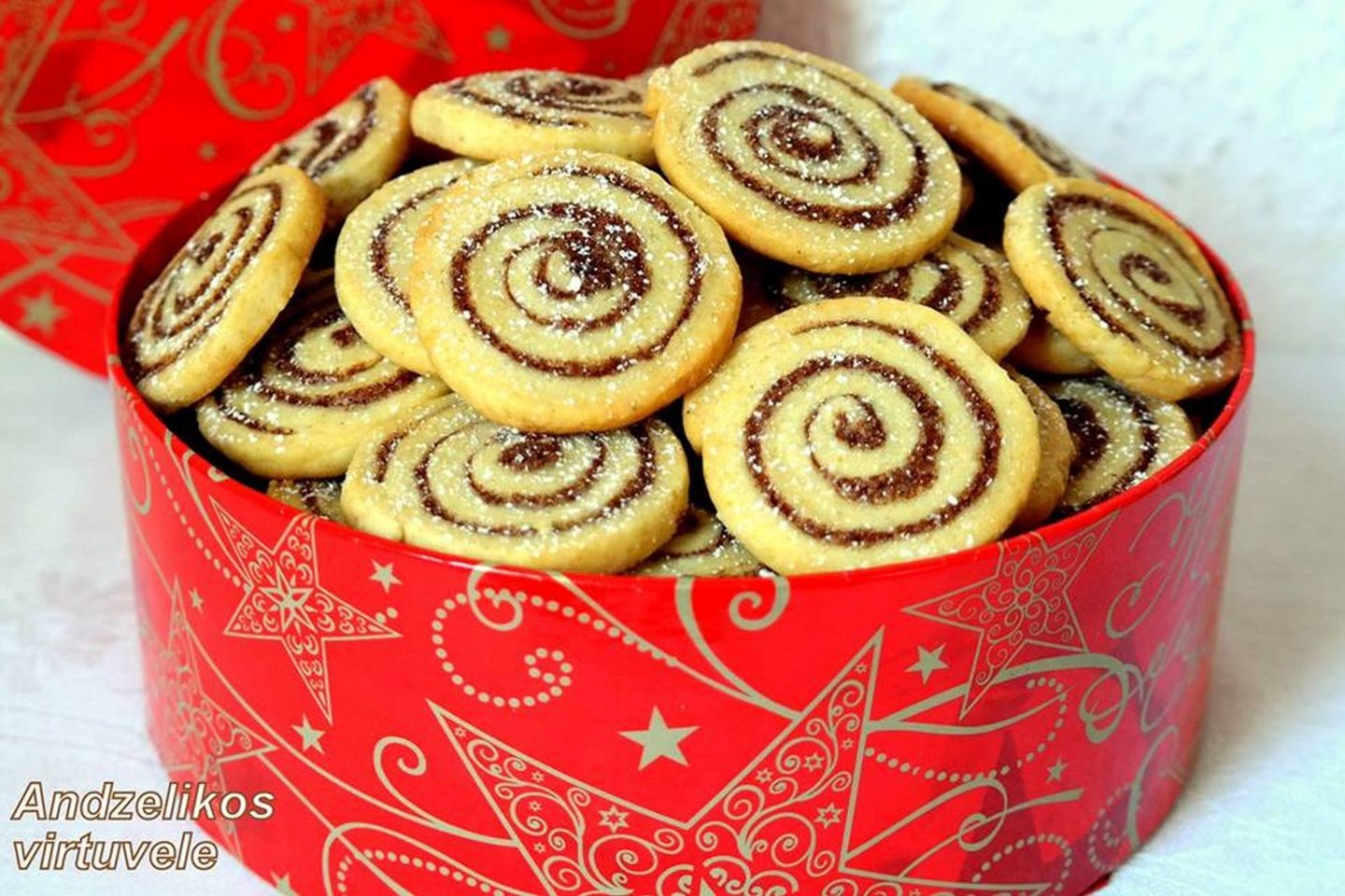 Sausainiai su cinamonu.<br> Nuotr. iš „Andželikos virtuvėlė“.