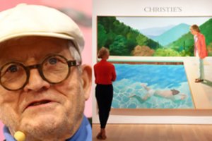 Davido Hockney paveikslas aukcione parduotas už 90,3 mln. JAV dolerių