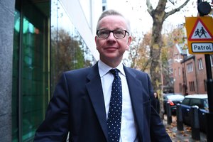 Britų aplinkos sekretorius Michaelas Gove'as dėl „Brexit“ neatsistatydins