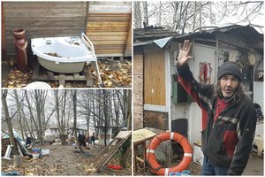 Vaizdas Klaipėdoje verčia griebtis už galvos: benamis stato ir nuomoja lūšnas kitiems